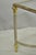 Vintage French Directoire Maison Jansen Style Steel Brass Low Square Side Table For Sale - Image 14 of 17