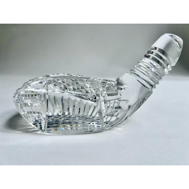 Vintage Waterford Crystal Driver Head Paper Weight For Sale - Image 9 of 17