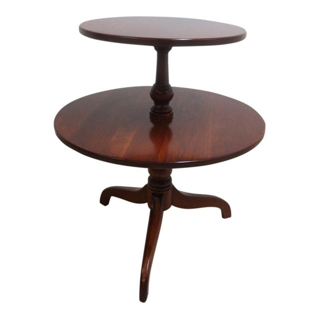 Ethan Allen Sheffield Solid Cherry End Table Chairish