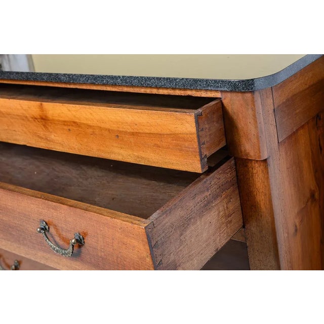 Louis Phillipe Style Walnut Commode For Sale - Image 4 of 15