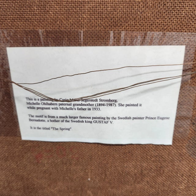 1930s European Landscape Oil Painting, 12.5" × 15.75", Nordic Romantic Style For Sale - Image 13 of 14