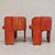 Leather Dinette Tub Chairs by Luigi Massoni for Poltrona Frau, 1970s, Set of 2 For Sale - Image 9 of 18
