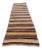 1960s Southwestern Striped Hand Knotted Nomadic Kilim Runner Rug For Sale