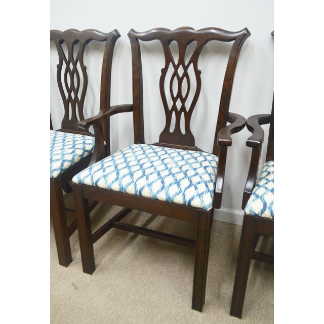 Late 20th Century Stickley Anniversary Cherry Dining Chairs Set of 6 For Sale - Image 5 of 13