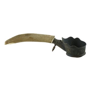 Antique 19th Century Bronze Chinese Rice Scoop For Sale