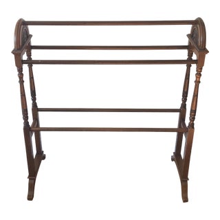 19th Century Quilt Ladder / Blanket Holder / Towel Rack For Sale