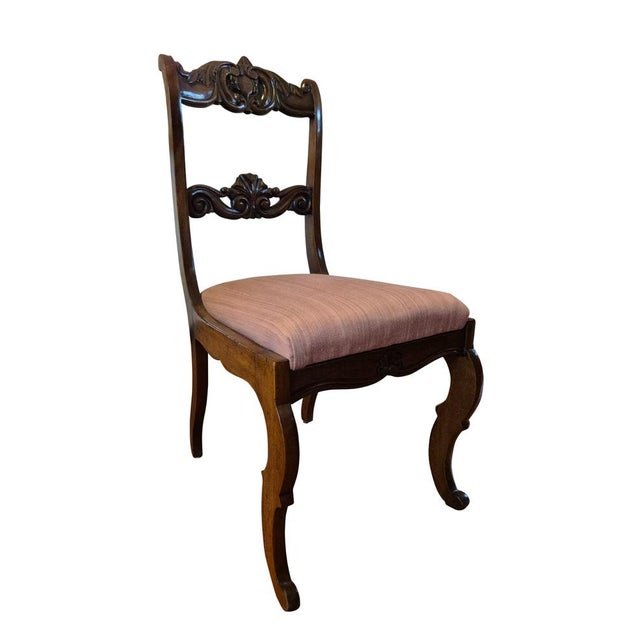 Antique Italian Louis XV Style Dining Chairs in Carved Wood, 1780, Set of 6 For Sale - Image 3 of 13