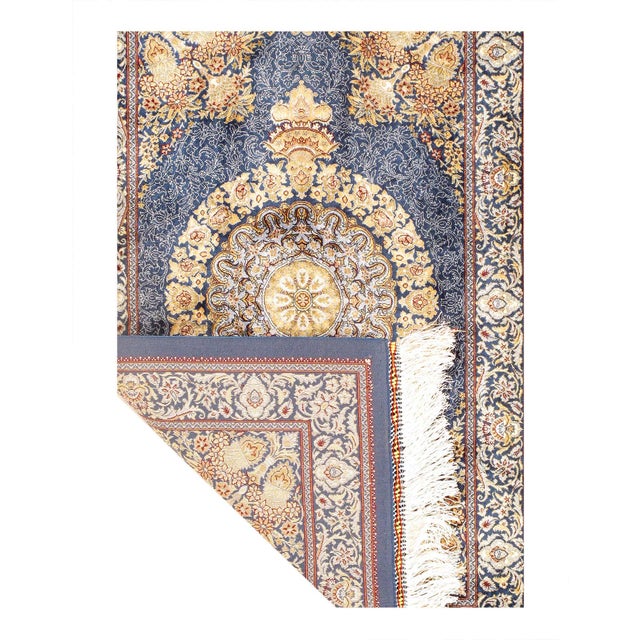 Traditional Pasargad DC Exquisite Design Paris Palace Fine Power Loom V.Silk Rug For Sale - Image 3 of 3