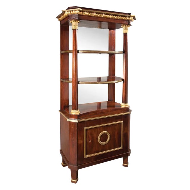 Neoclassical Continental Parcel Gilt Etagere For Sale In Dallas - Image 6 of 6
