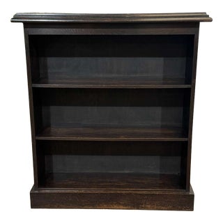 Vintage Oak Bookcase, 1930s For Sale