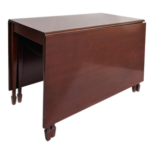1950s Antique Style Mahogany Drop Leaf Gateleg Table