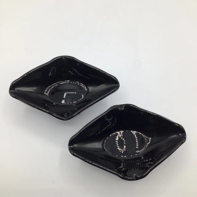 Early 20th Century Rockwell Floral Sterling Silver Black Amethyst Footed Glass Bowl and Pair of Candle Holders-Set of 3 For Sale - Image 12 of 13