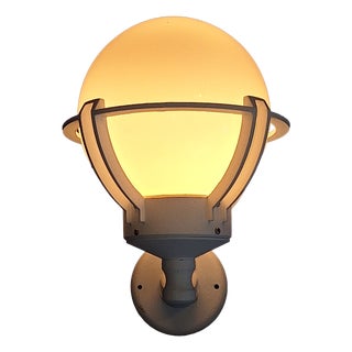 Vintage Wall Lamp in White Lacquered Metal by Bonalux, 2000s For Sale