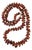 Mid 20th Century Baltic Amber Hand Tied Beaded Necklace 28" For Sale