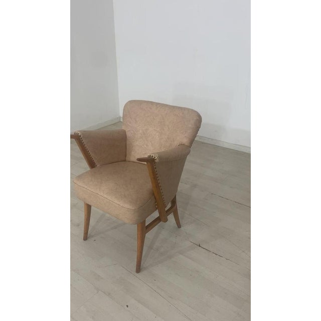 For sale is a very nice vintage chair. • German design • good condition • 1960s Dimensions: Height: 77 cm Seat height 45...