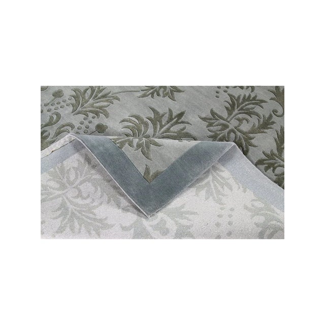 Transitional Handwoven Transitional Tibetan Area Rug 6x9 For Sale - Image 3 of 12