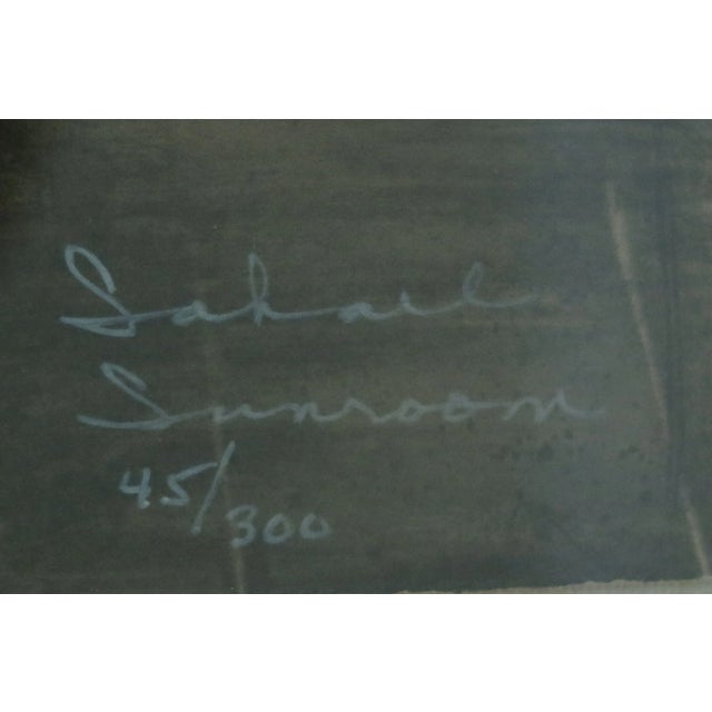 Traditional Matted & Artist Signed Art on Hand Made Paper For Sale - Image 3 of 10