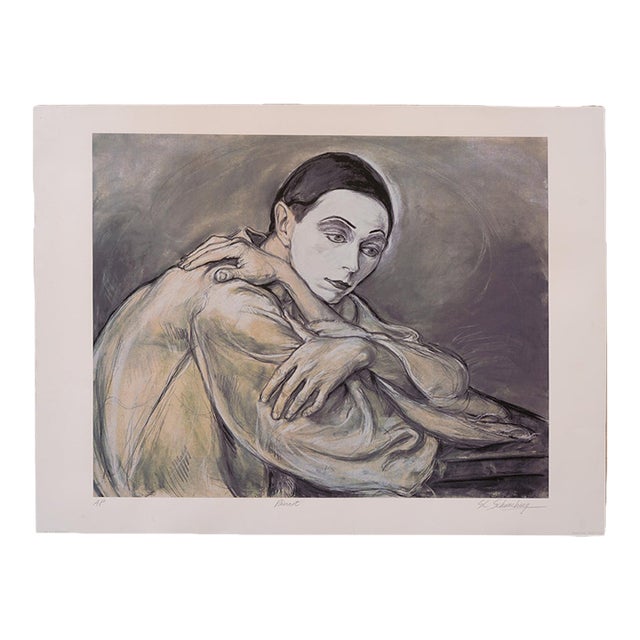 Sheldon C. Schoneberg Pierrot Artist's Proof Print For Sale
