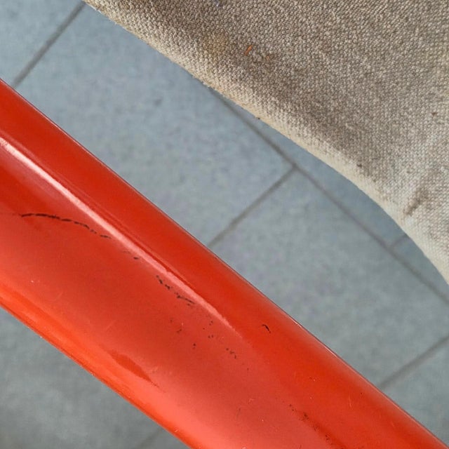 Beige Vintage Japanese Folding Armchair, 1970s For Sale - Image 8 of 18