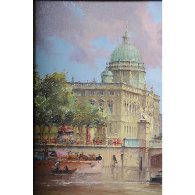 Heinz Scholtz, Berlin Schlossbrücke, 20th Century, Oil on Copper For Sale - Image 10 of 18