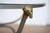 Metal French Mid-Century Round Coffee or Low Table With Steel Base and Glass Top For Sale - Image 7 of 14