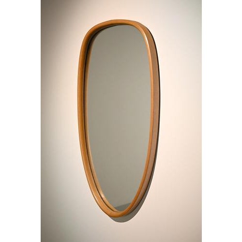 Organically Formed Mirror in Bentwood Frame For Sale - Image 3 of 10