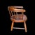 Antique Children’s Windsor Chair with Painted Gold Accents For Sale - Image 4 of 11