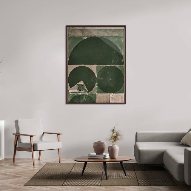 Contemporary "AV_Central_Irrigation_007" Contemporary Limited Edition Fine Art Photograph Print by Bernhard Lang For Sale - Image 3 of 8