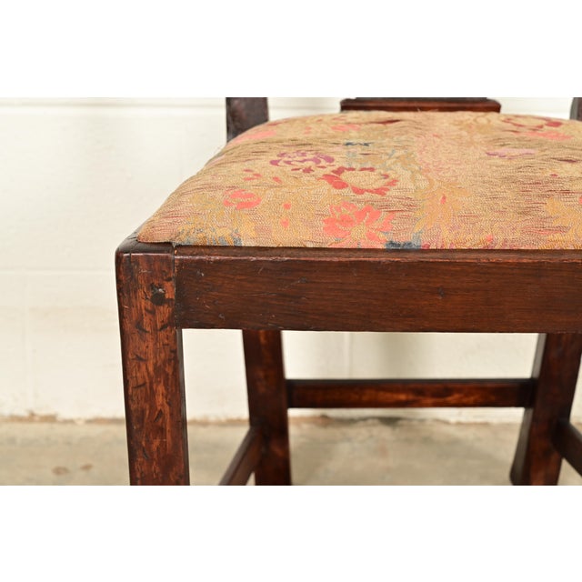 Wood 18th Century Antique Thomas Chippendale Period Carved Mahogany Side Chair or Dining Chair For Sale - Image 7 of 12