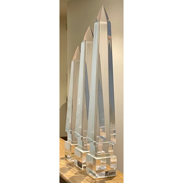 Obelisks from Cubo, Set of 3 For Sale - Image 9 of 14