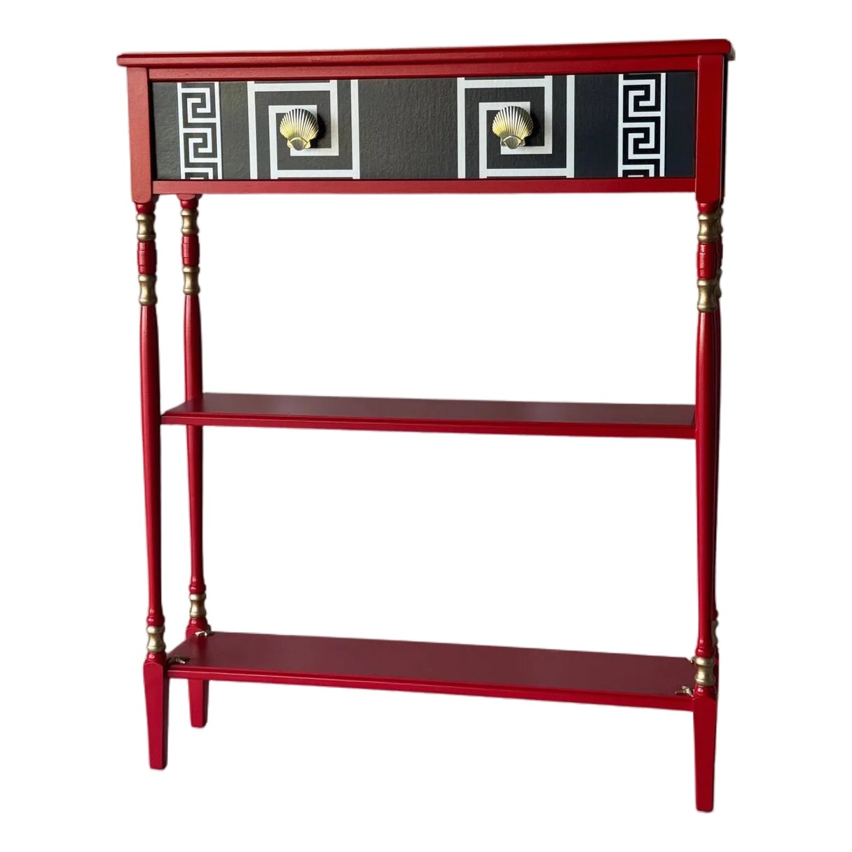 Red Odyssey Console | Chairish