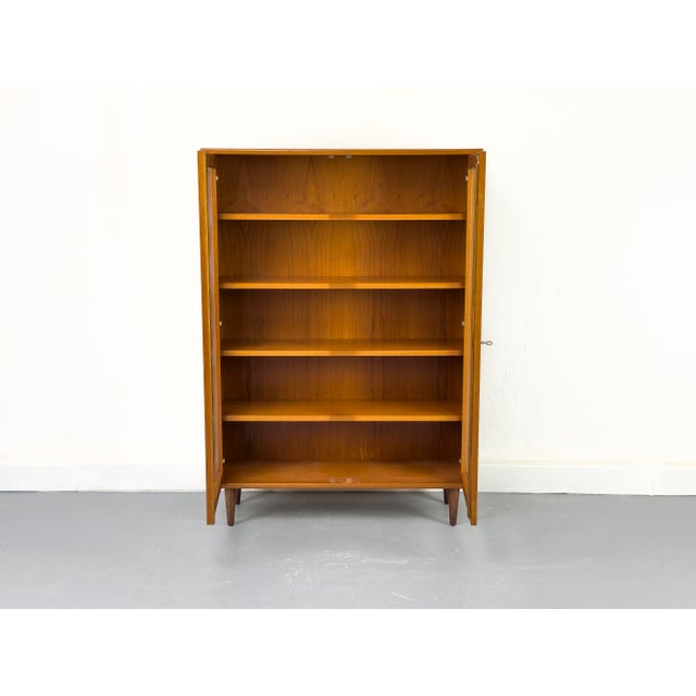 WK Möbel Vintage Teak Cabinet with Glass Doors from WK Möbel, 1970s For Sale - Image 4 of 18