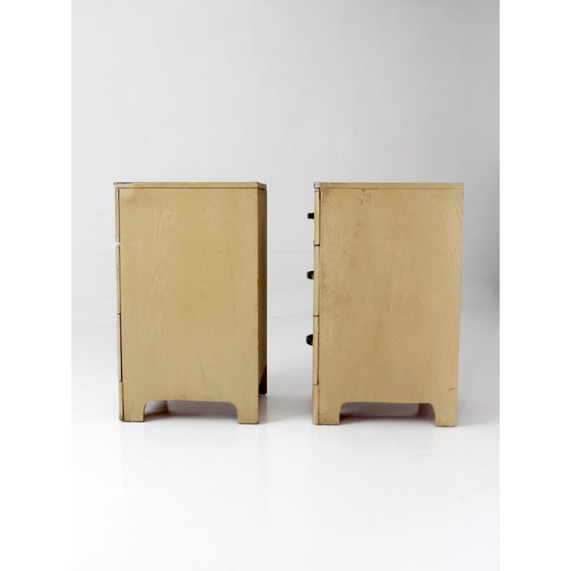 Mid-Century 3 Drawer End Tables Pair For Sale - Image 14 of 15