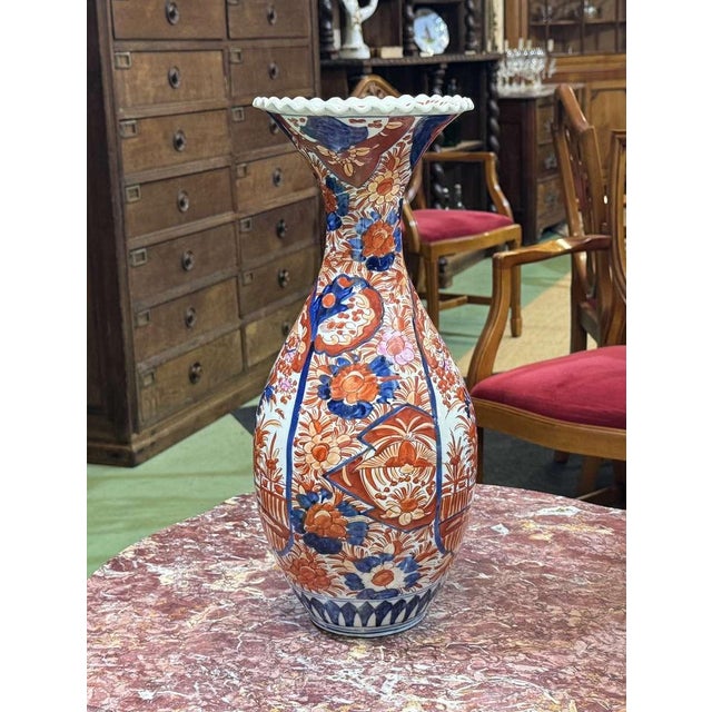 20th Century Porcelain Vase from Imari For Sale - Image 4 of 15