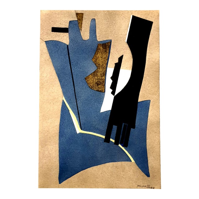 (after) Alberto Magnelli - Composition - Pochoir 1956 For Sale