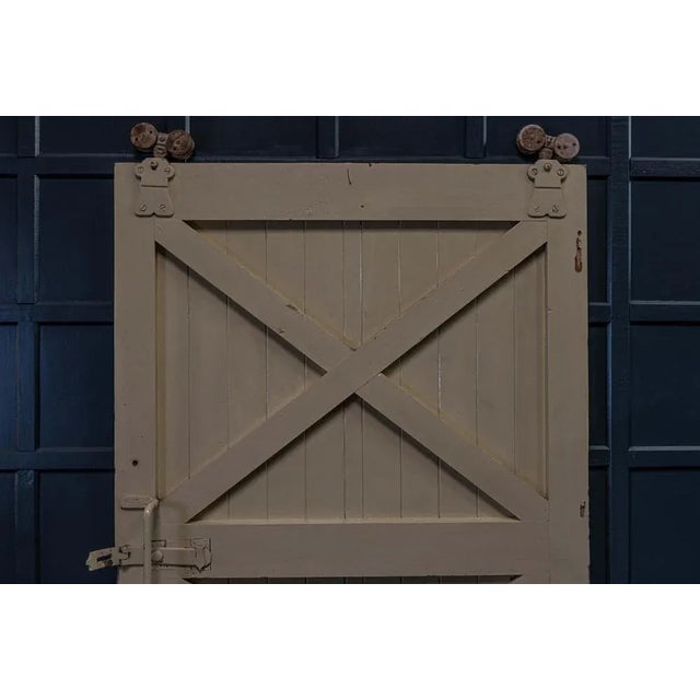 19th Century English Oversized Sliding Barn Door For Sale - Image 5 of 13