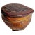Brown Wood and Brass Tabacco Pot, French, 1970s For Sale - Image 10 of 10
