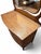 Antique American Quarter-Sawn Oak Serpentine Dresser With Wishbone Mirror For Sale - Image 4 of 11