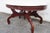 Victorian Victorian Style Oval Marble Top Carved Coffee Table 6241 For Sale - Image 3 of 13