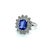 Metal Natural Tanzanite Diamond Ring 6.5 14k W Gold 2.61 TCW Certified For Sale - Image 7 of 14