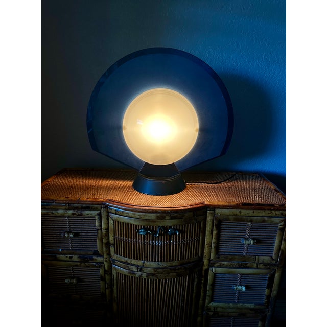 TABLE LAMP 'TIKAL' BY PIER GIUSEPPE RAMELLA FOR ARTELUCE, ITALY 1980S The "Tikal" table lamp, designed by Pier Giuseppe...