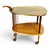 Mid-Century Modern Scandinavian Kidney-Shaped Wooden Bar Cart Serving Trolley, 1960s For Sale - Image 4 of 17