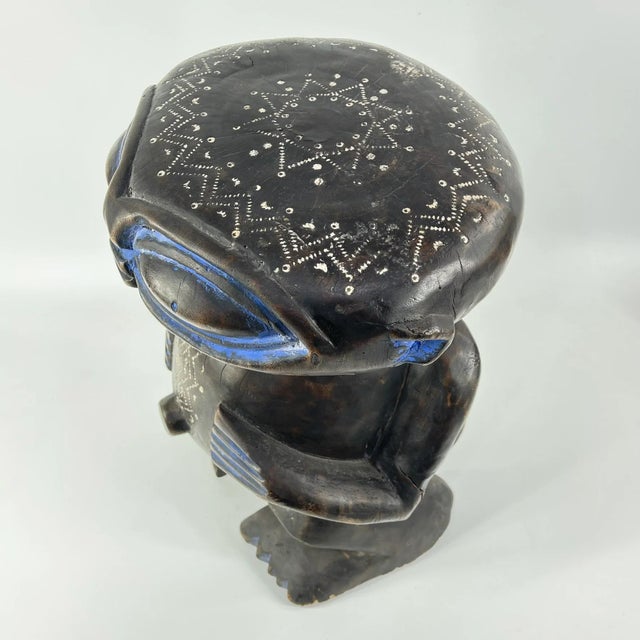Early 20th Century Early 20th Century Large Pygmy Wood Child's Stool For Sale - Image 5 of 14