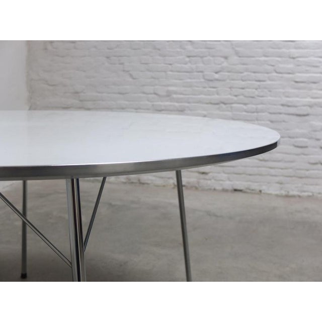 3600 Round Table by Arne Jacobsen for Fritz Hansen, 1978 For Sale - Image 10 of 15