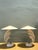 Mid-Century Modern Vintage Michael Taylor Palm Frond Table Lamps - Pair For Sale - Image 3 of 13