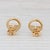 New Small 0.12ctw Diamond Circle Stud Earrings 14k Yellow Gold - 2 Pieces For Sale - Image 4 of 6