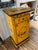 Yellow 19Th Century Antique French Tole Metal Cabinet For Sale - Image 8 of 12