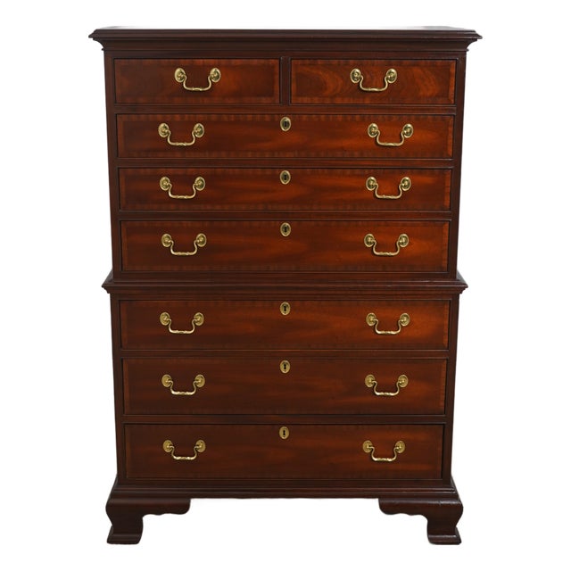 Councill Craftsmen Mahogany 8 Drawer Dresser For Sale