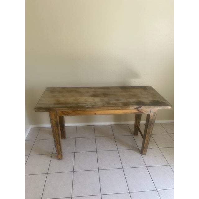 Wood Rustic Farmhouse Buffet / Coffee Bar / Entryway Cabinet – Solid Wood For Sale - Image 7 of 11