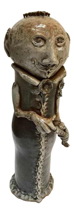 Pop Surrealist California Studio Ceramic Art Figure